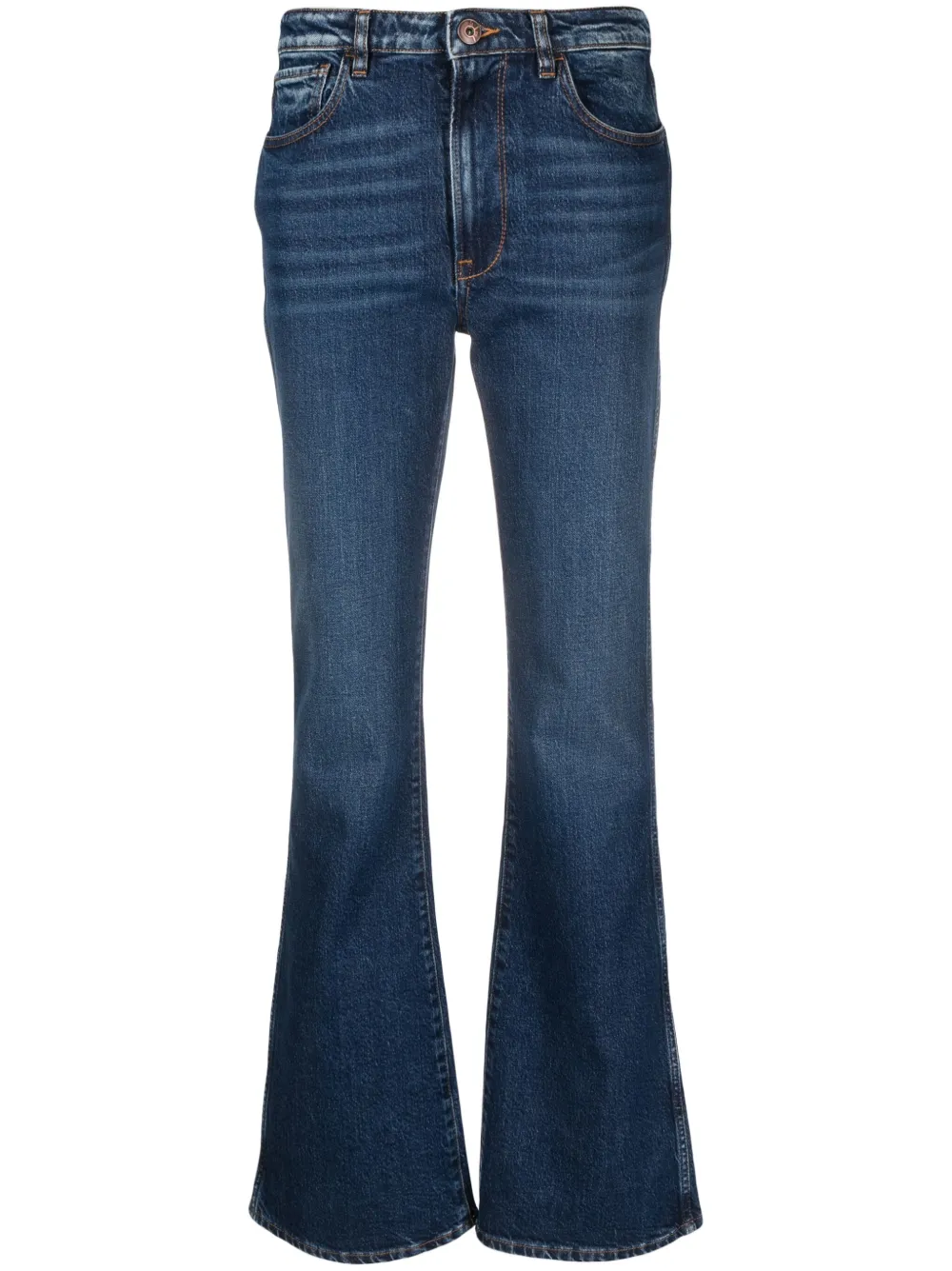 3x1 high-rise flared jeans