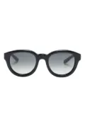 Giorgio Armani round-frame gradient-lenses sunglasses - Black