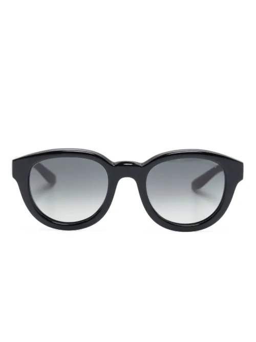 Lunettes de soleil à monture ronde - Giorgio Armani - Modalova