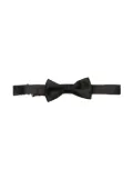 Monnalisa logo-embroidered bow tie - Black