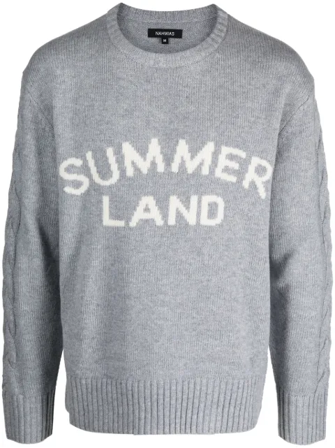 Nahmias suéter tejido en intarsia Summerland