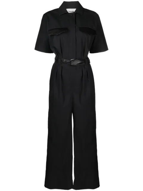 Nanushka belted cotton jumpsuit
