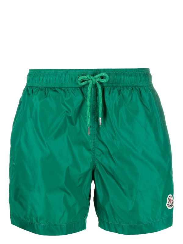 Moncler Logo-Patch Swim Shorts