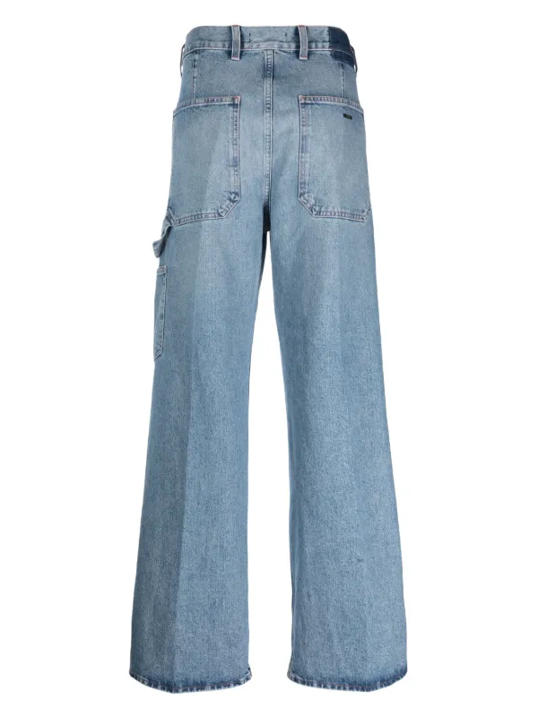 Made In Tomboy Ko work wide leg Cotton Jeans Farfetch