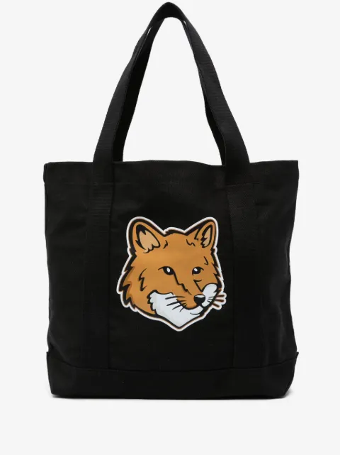 Maison Kitsuné fox-print tote bag 