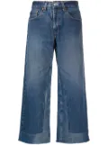 B SIDES mid-rise wide-leg jeans - Blue