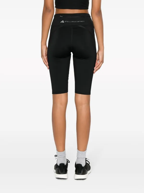 Adidas By Stella McCartney logo print Cycling Shorts Farfetch