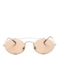 Giorgio Armani matte round-frame sunglasses - Gold
