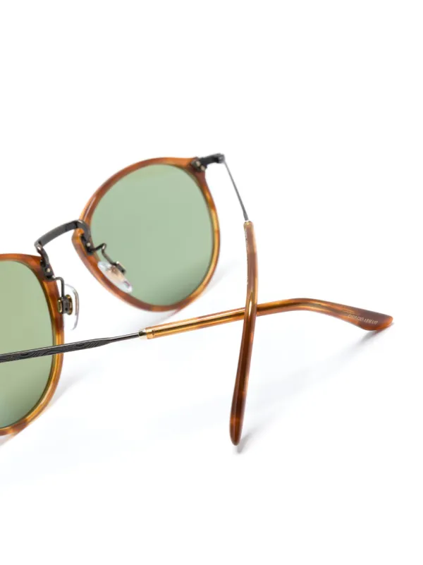 Giorgio Armani pantos frame Tortoiseshell Sunglasses Farfetch