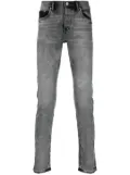 Purple Brand logo-patch skinny jeans - Grey
