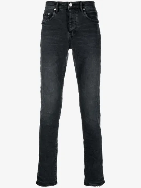 Purple Brand jean droit à patch logo