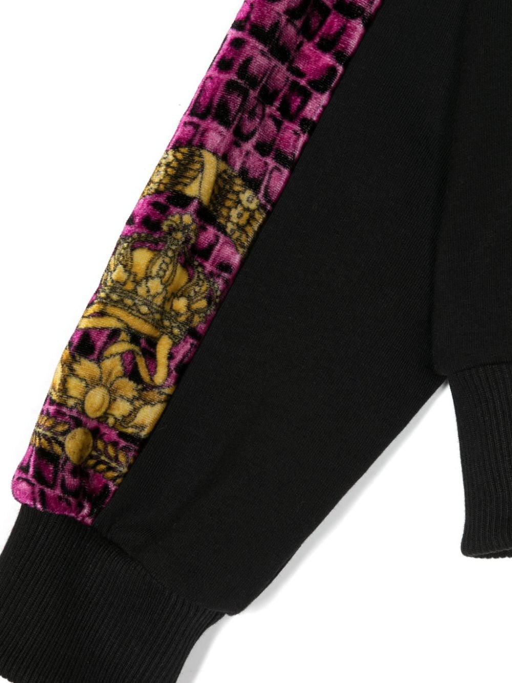 Versace Kids Vest verfraaid met barokprint Zwart