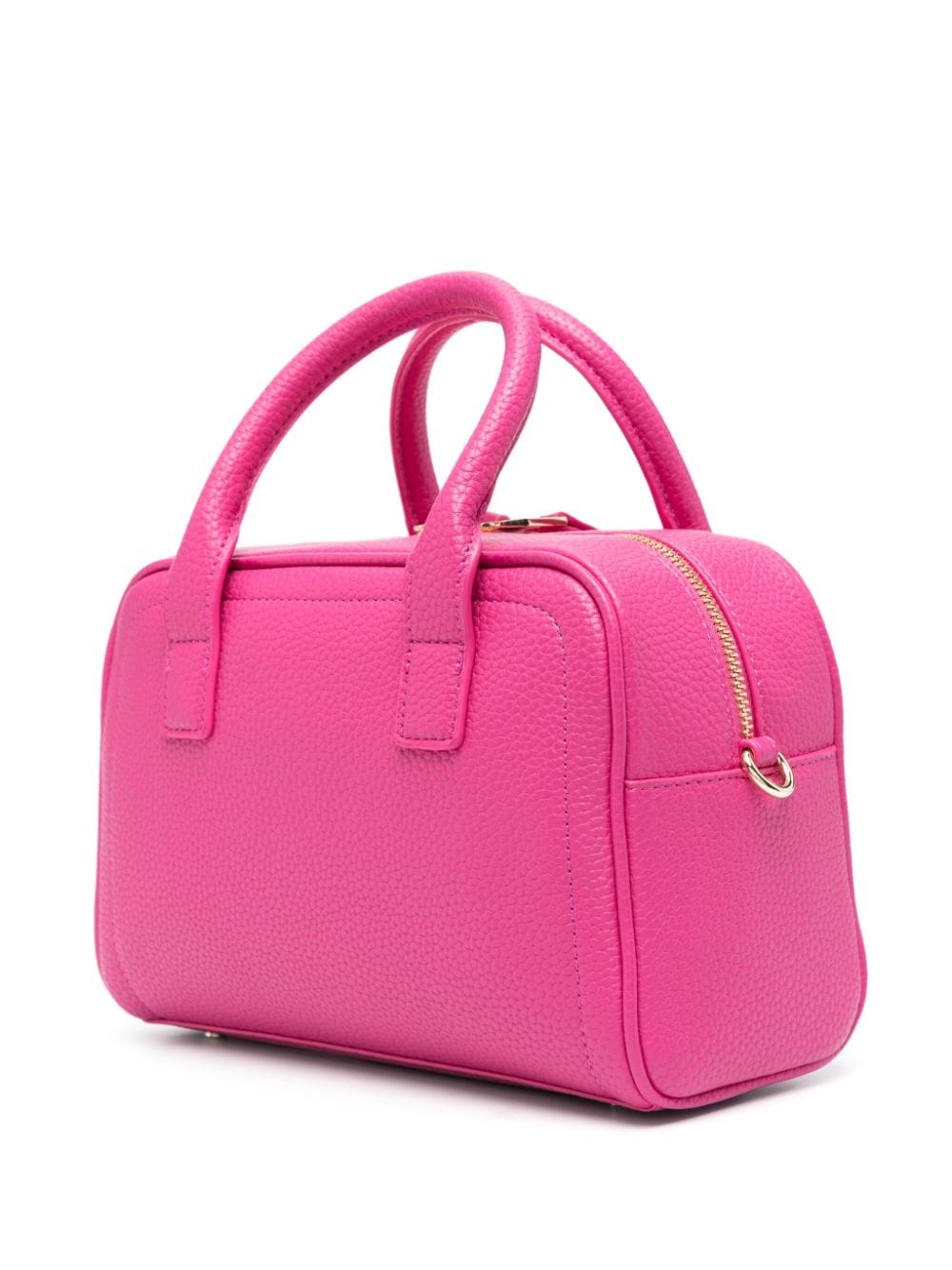 Shop Versace Jeans Couture Logo-engraved Decorative-buckle Tote Bag In Pink