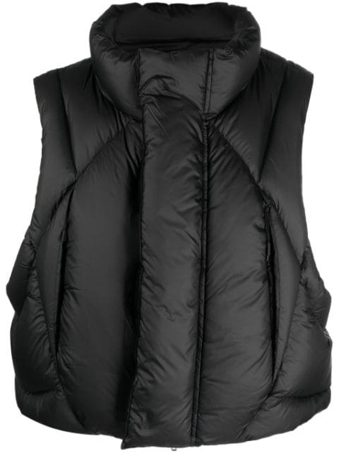 ENTIRE STUDIOS quilted high-neck gilet 
