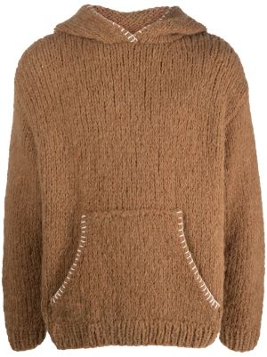 Mens wool hooded online jumper