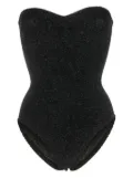 Hunza G Brooke strapless swimsuit - Black