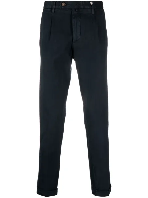 Myths straight-leg cotton-blend trousers