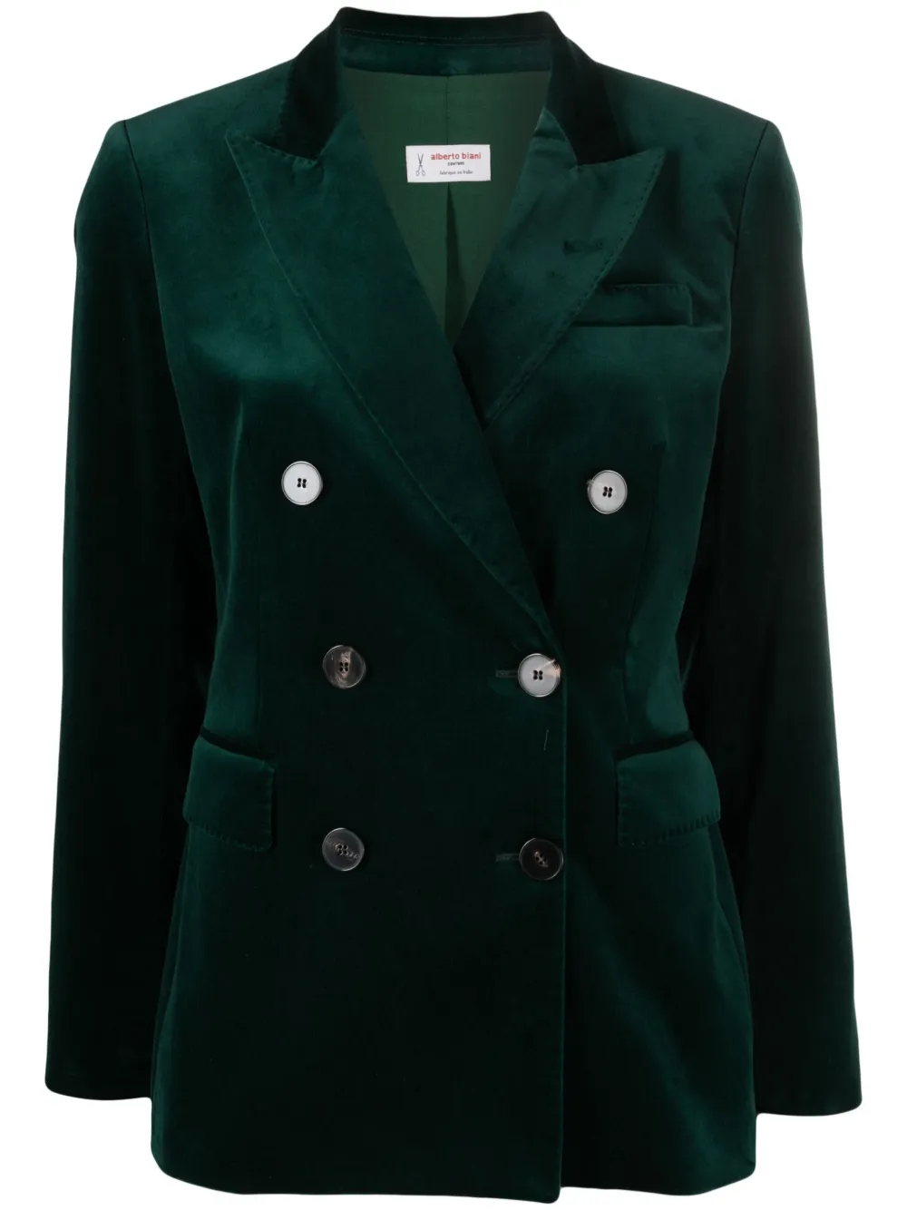 Alberto Biani Fluwelen blazer Groen