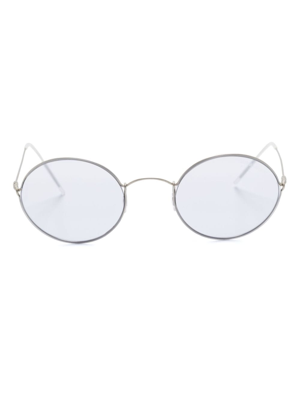 Giorgio Armani Round-frame Tinted Sunglasses In Silber