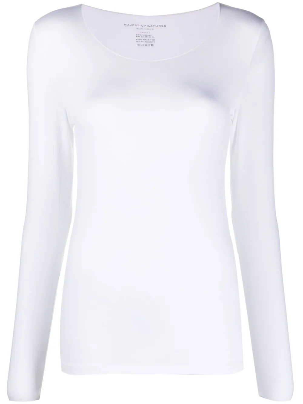 Majestic Jersey T-shirt In 白色