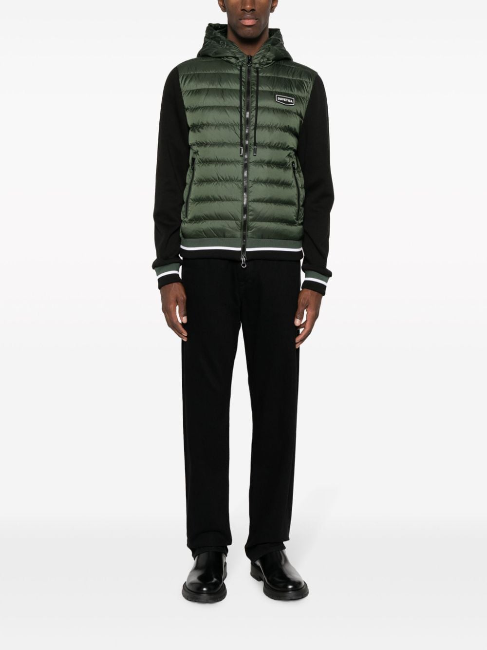 Duvetica hooded quilted gilet - Groen