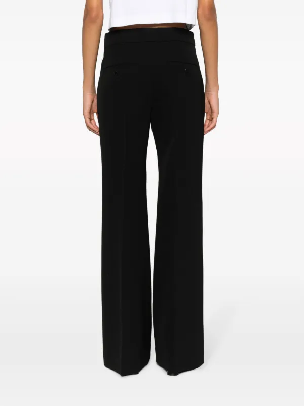 Givenchy flared-leg Wool Trousers | Black | FARFETCH BH