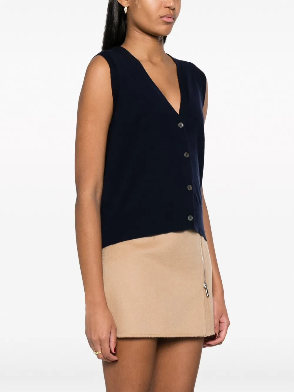 P.A.R.O.S.H. Top met V-hals Blauw