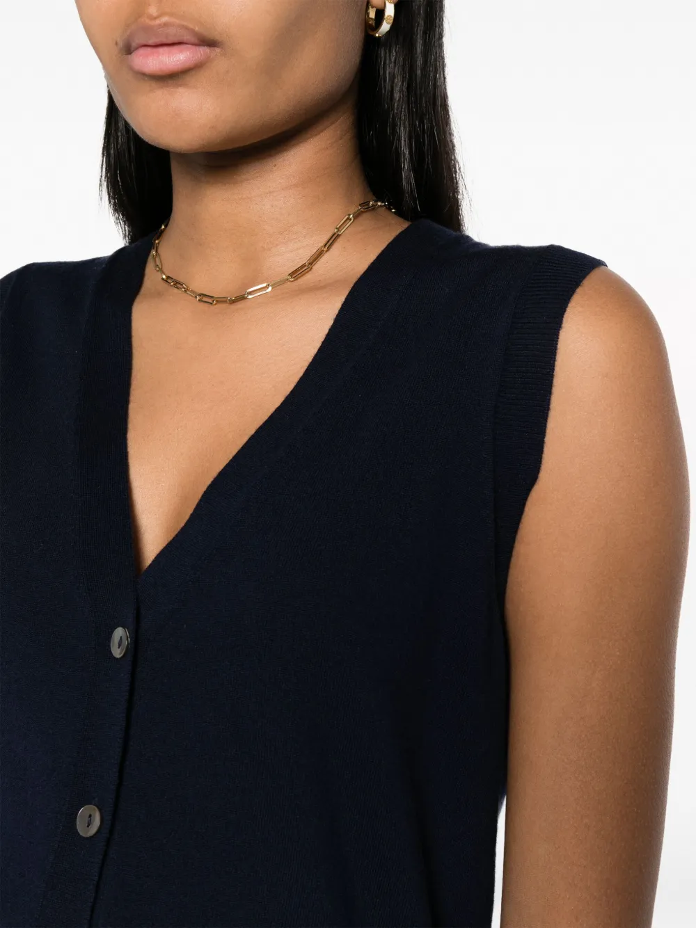 P.A.R.O.S.H. Top met V-hals Blauw