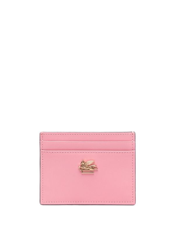 Etro Pink Leather Cardholder