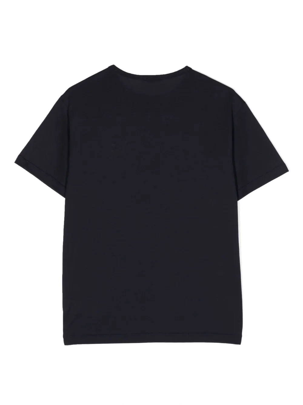 Dolce & Gabbana Kids logo-plaque cotton T-shirt - Blauw