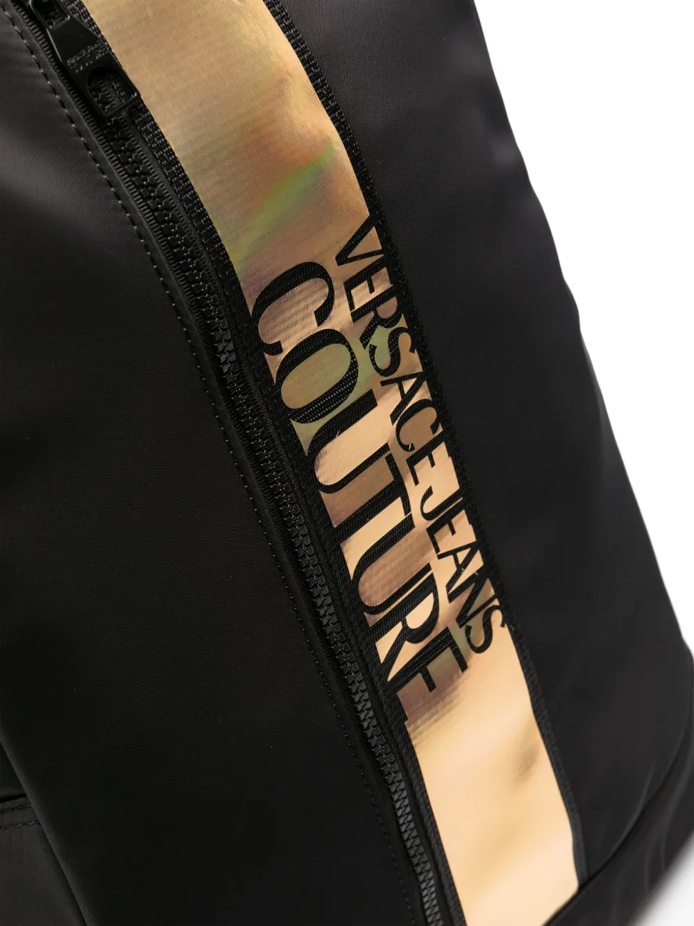 Versace Jeans Couture Laptoptas met logo Zwart