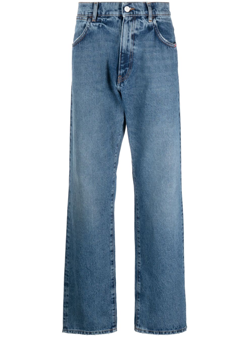 AMISH mid-rise loose-fit jeans - Blue