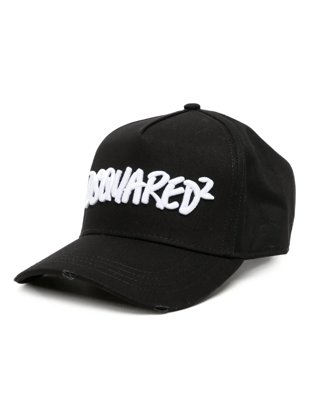 Dsquared2 Pet met geborduurd logo Zwart