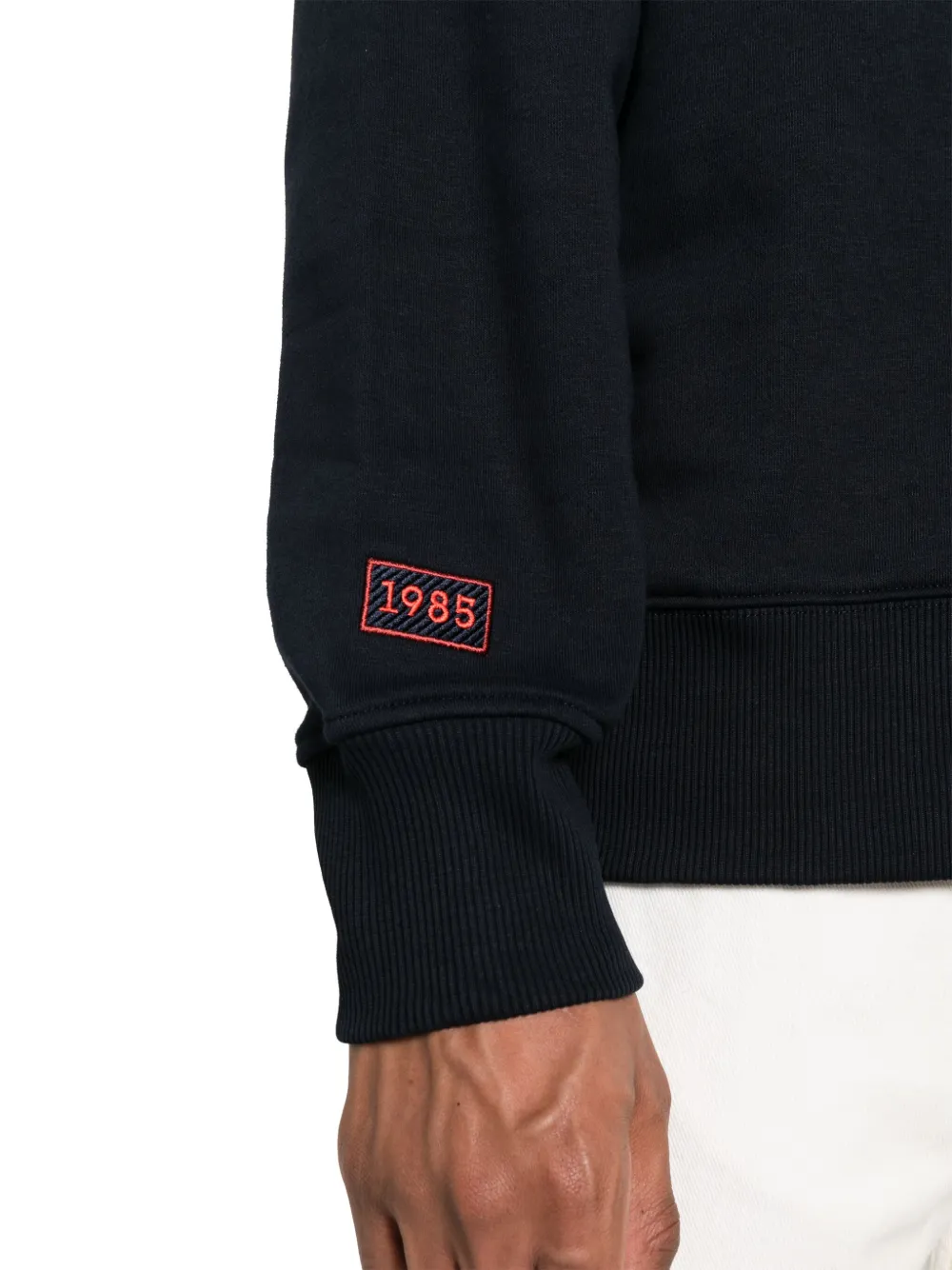 Tommy Hilfiger Hoodie met geborduurd logo Blauw