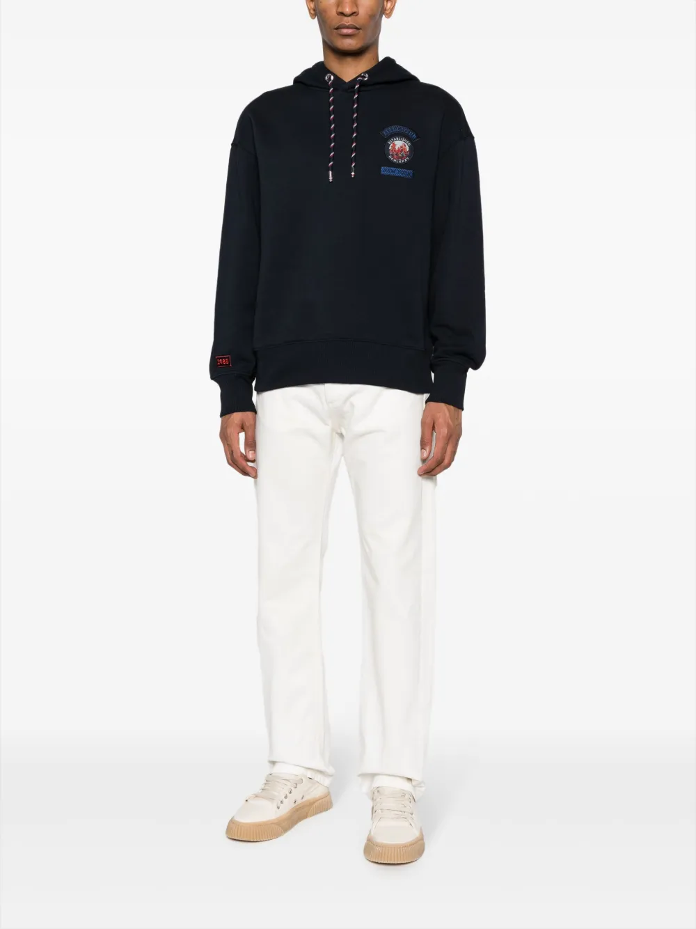 Tommy Hilfiger Embroidered Logo Hoodie - Farfetch