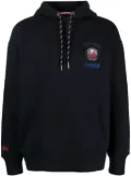 Tommy Hilfiger logo-embroidered hoodie - Blue