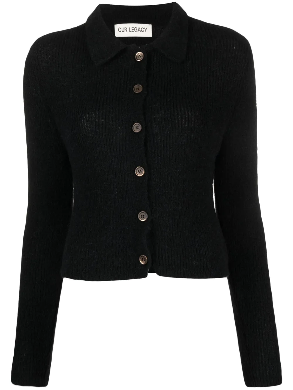 Our Legacy Black Mazzy Cardigan In Black