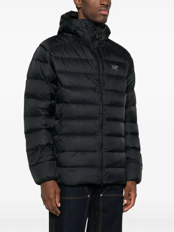 Arc'teryx ブラック フード付きダウンジャケット ARC'TERYX ARCTERYX アークテリクス ダウンジャケット Cerium