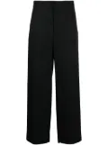 Givenchy logo-patch cotton trousers - Black