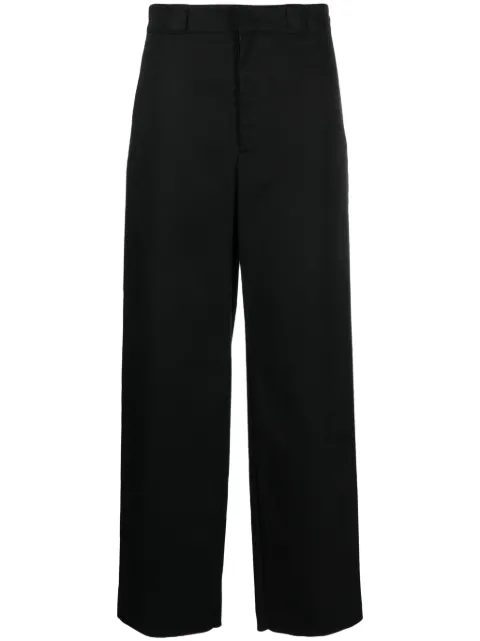 Givenchy logo-patch cotton trousers