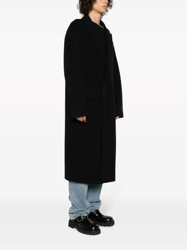 【送料&関税込】Givenchy Black Wool Blend Coat Givenchy single-breasted wool-blend Coat | Black | FARFETCH BH
