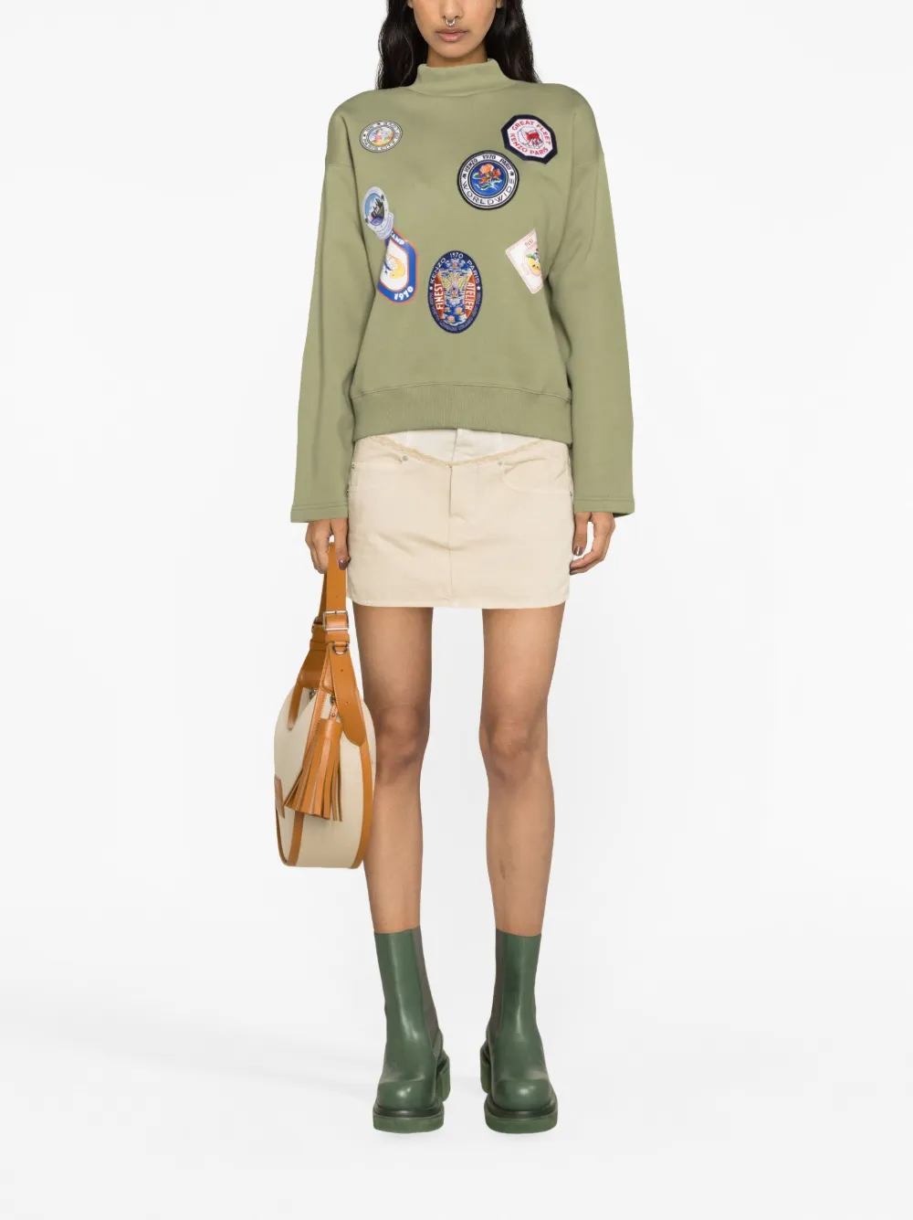 Affordable Kenzo Travel Patches cotton sweatshirt Women