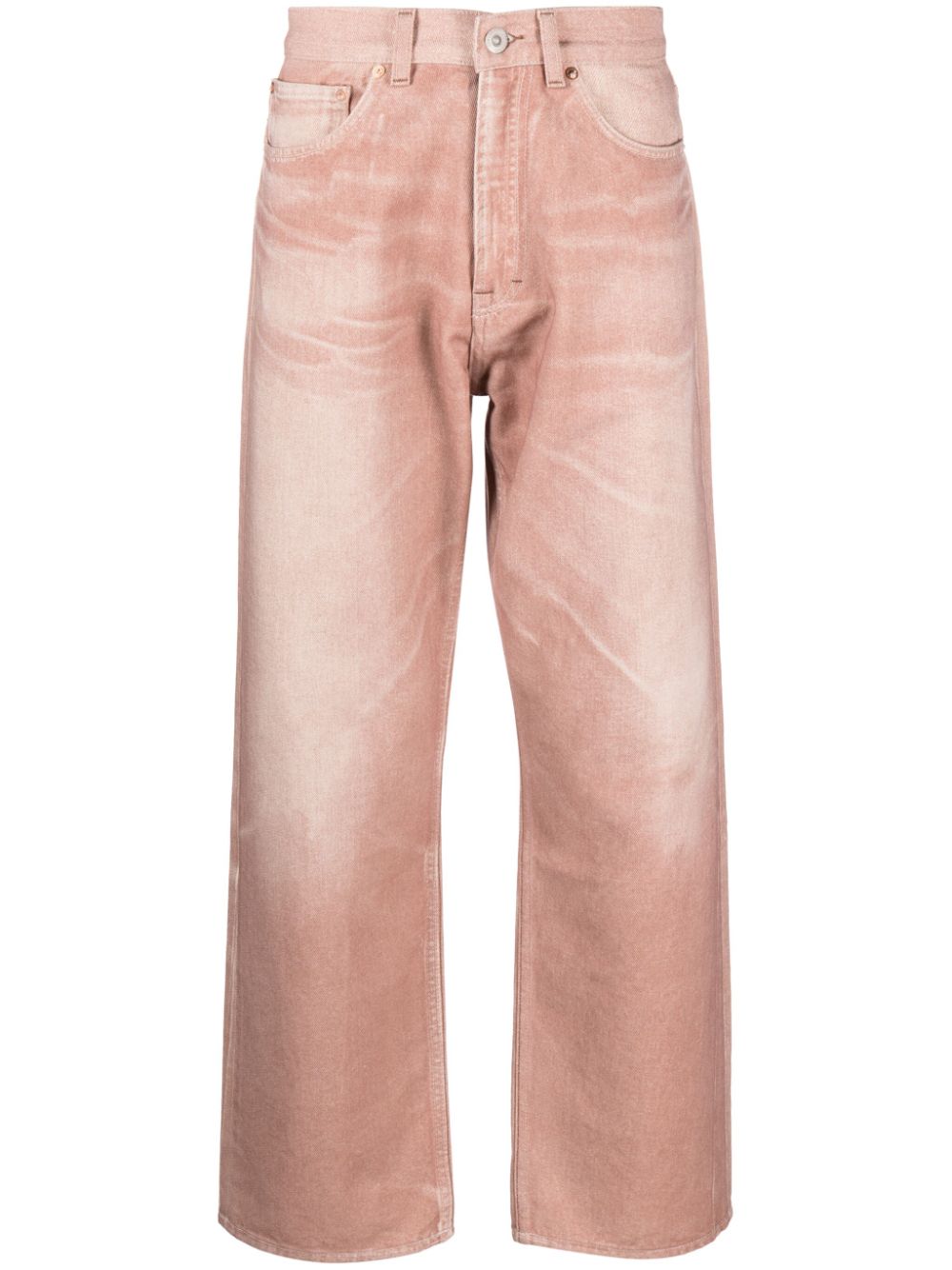 Shop Our Legacy Third Cut Straight-leg Jeans In Pink