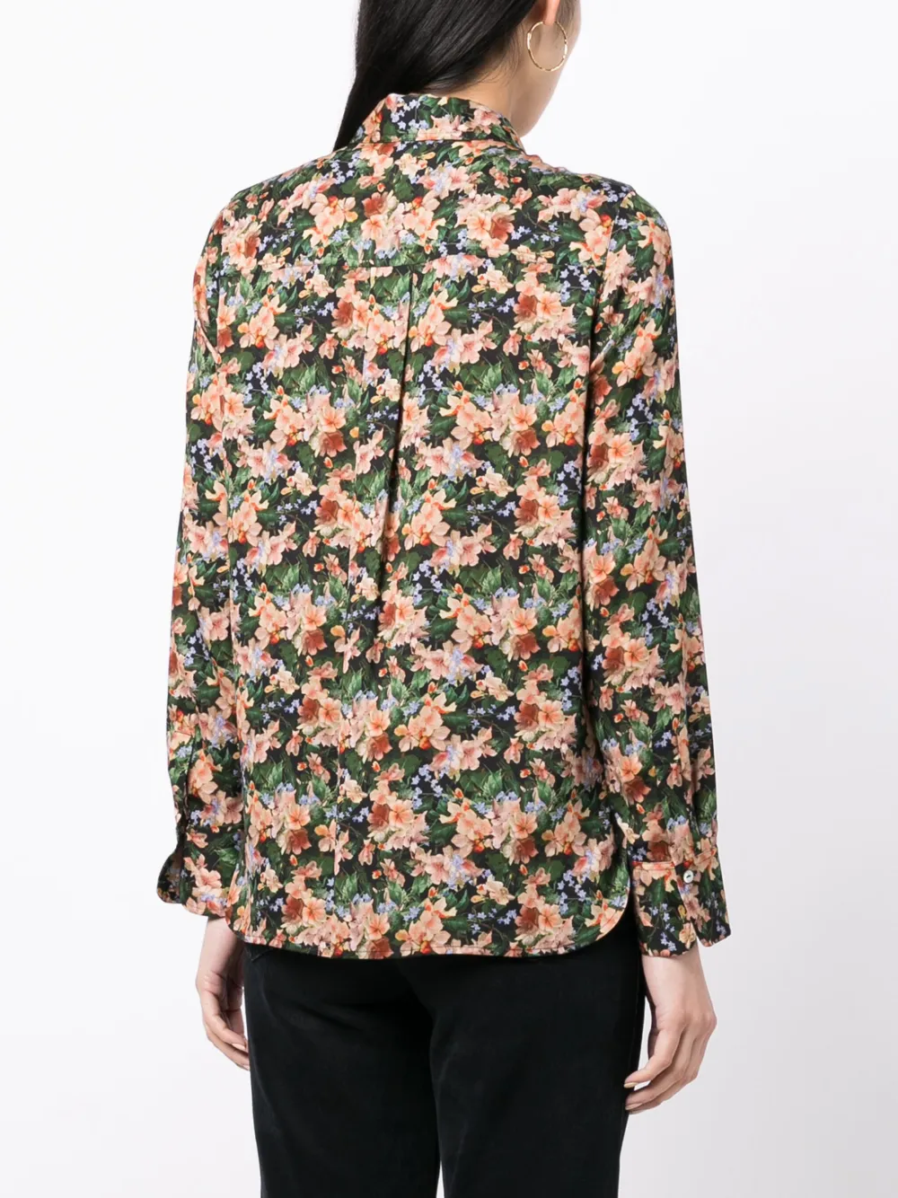 Vince Blouse met bloemenprint Veelkleurig
