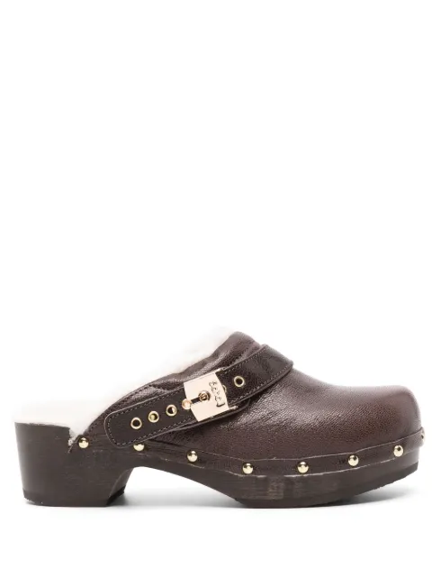 Scholl Pescura Robin 50mm leather clogs