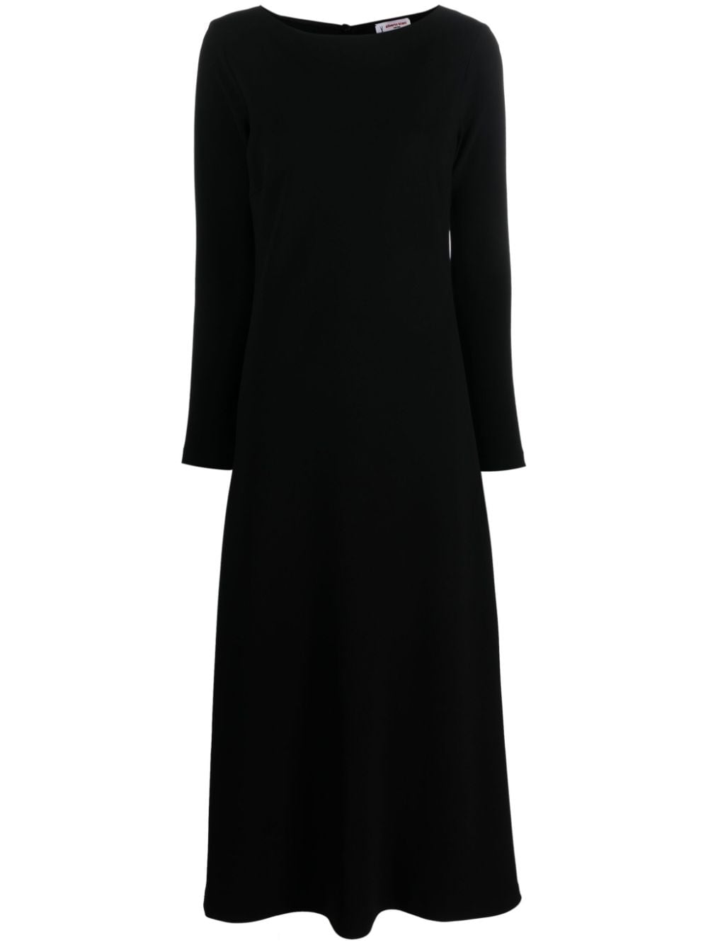 Alberto Biani Midi-jurk met lange mouwen Zwart