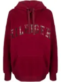 Tommy Hilfiger tartan-print logo-embroidered hoodie