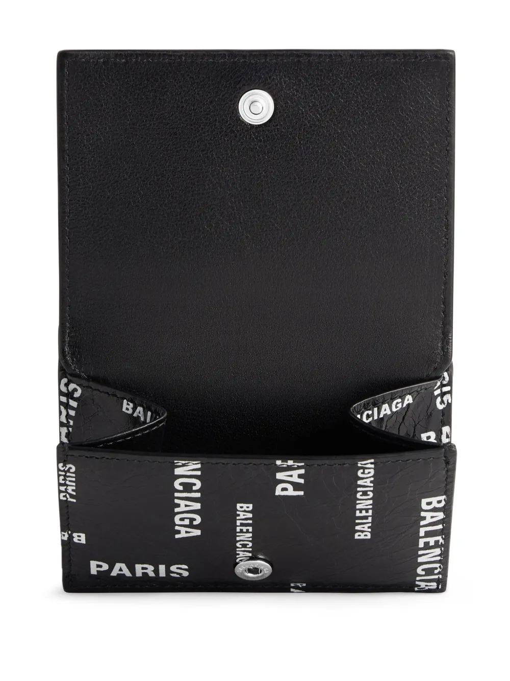 Balenciaga Portemonnee met logoprint Zwart