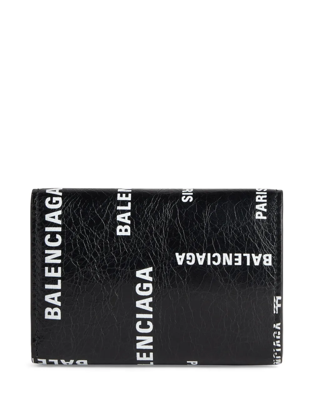Balenciaga Portemonnee met logoprint Zwart