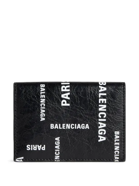 Balenciaga Portemonnaie mit Logo-Print